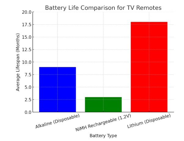 battery life comparison chart