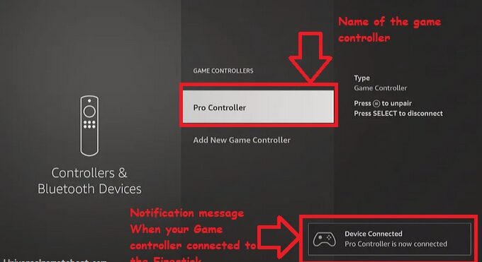 pairing-game-controller-to-Firestic-tv