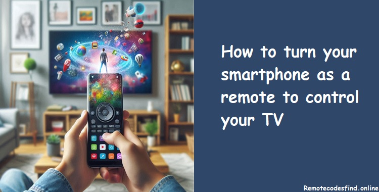 How to turn your smartphone as remote for your TV?